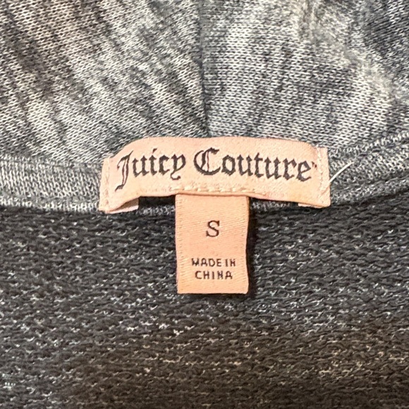 Juicy Couture Women’s Gray and Black Vest With Silver Sequin Trim Size Small - Picture 4 of 8